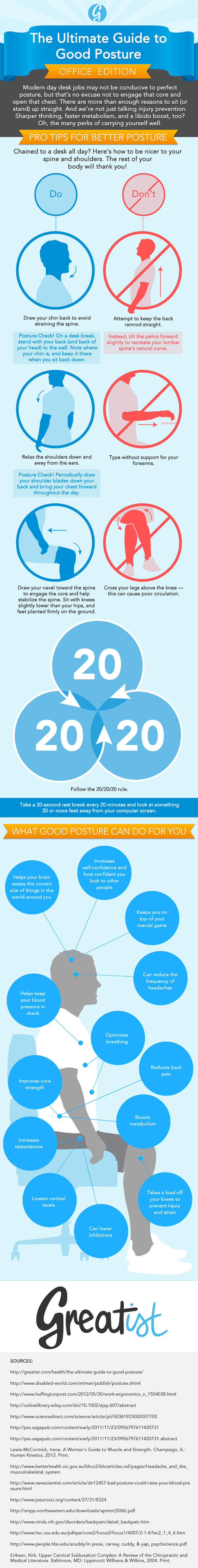 tricks to improve posture at work